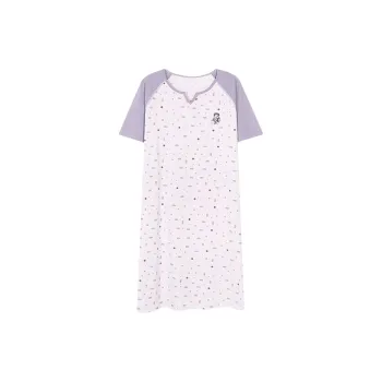 XIAFENYAN Nightgown Women's Purple
