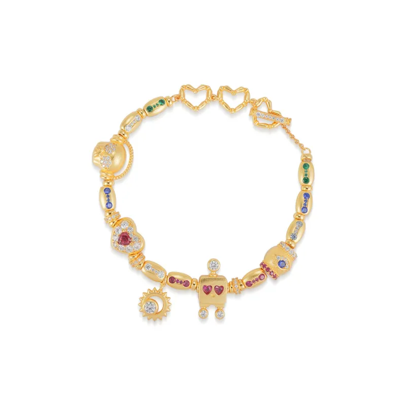 FUNNXI S925 Silver Bracelets Women's-0