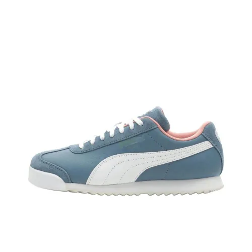 PUMA Roma Basic Anti Slip Wear Resistant Low Top Training Shoes Men's Blue