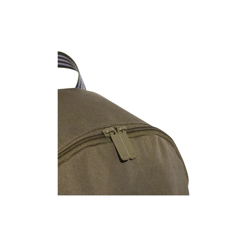 Adidas Originals Recycled Polyester Plain Weave Fabric Backpack Unisex Brown-4