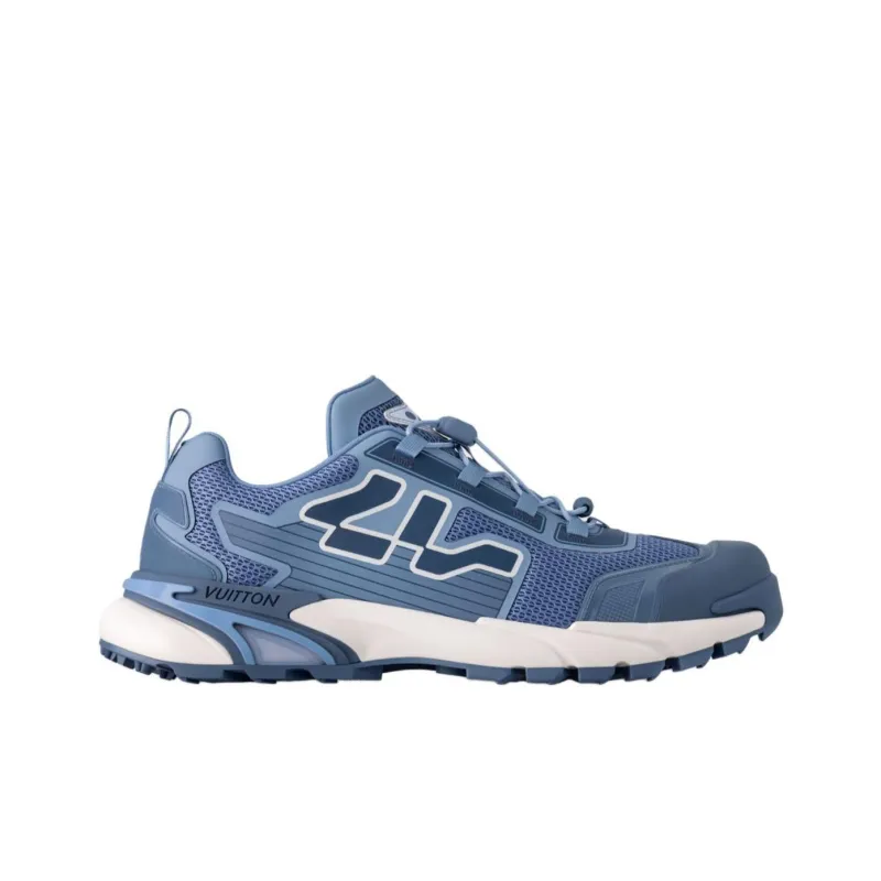 LOUIS VUITTON Runner Tatic Low-Top Casual Shoes Men's Blue-1