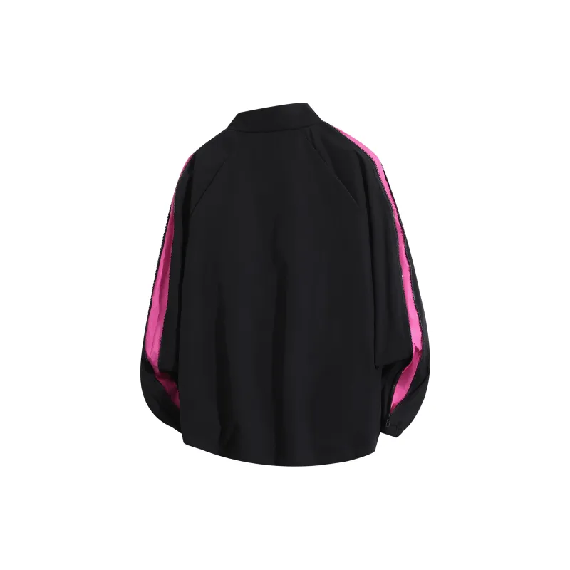 BTR Jackets Coats Unisex Black Red-1