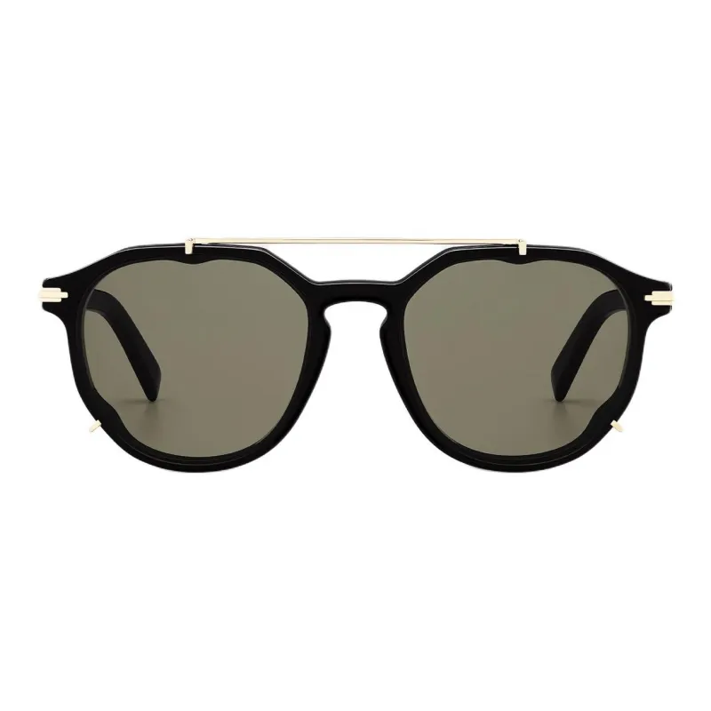 DIOR Acetate Oval Sunglasses Unisex Black-1
