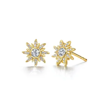 FANCI S925 Silver Stud Earrings Women's