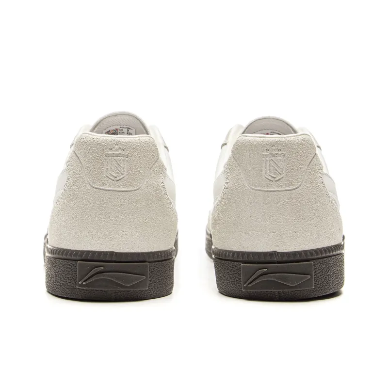 LiNing Yunchuan Abrasion Resistant Balance Lightweight Low Top Skateboard Shoes Men's Mist White-4
