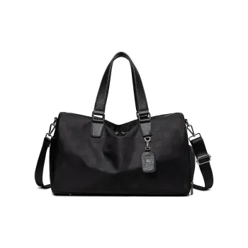 HLA Nylon Travel Bag Regular Unisex Black