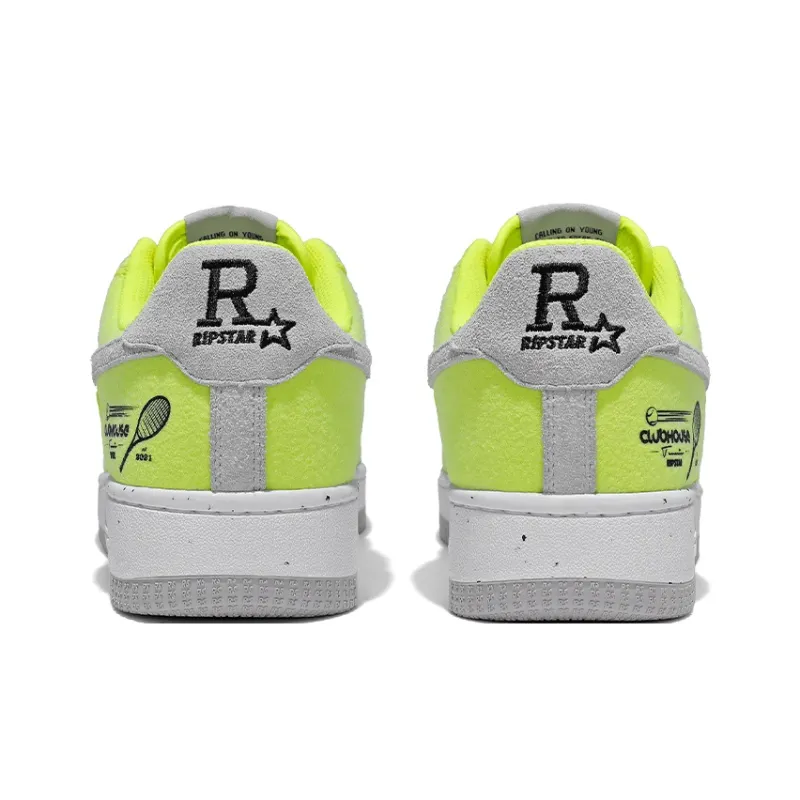 RIPSTAR Slip Resistant And Abrasion Resistant Coverage Low Top Skateboard Shoes Unisex Tennis Club-5