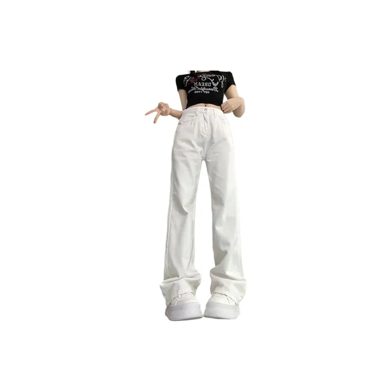 HOKLV Jeans Unisex Black-4