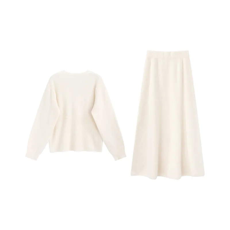 ETSE Two Piece Skirt Sets Women's-5