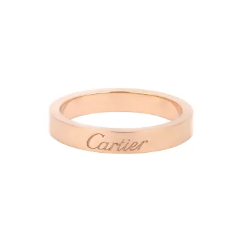 CARTIER C De Cartier Rings 18K Rose Gold Rings Unisex Rose Gold