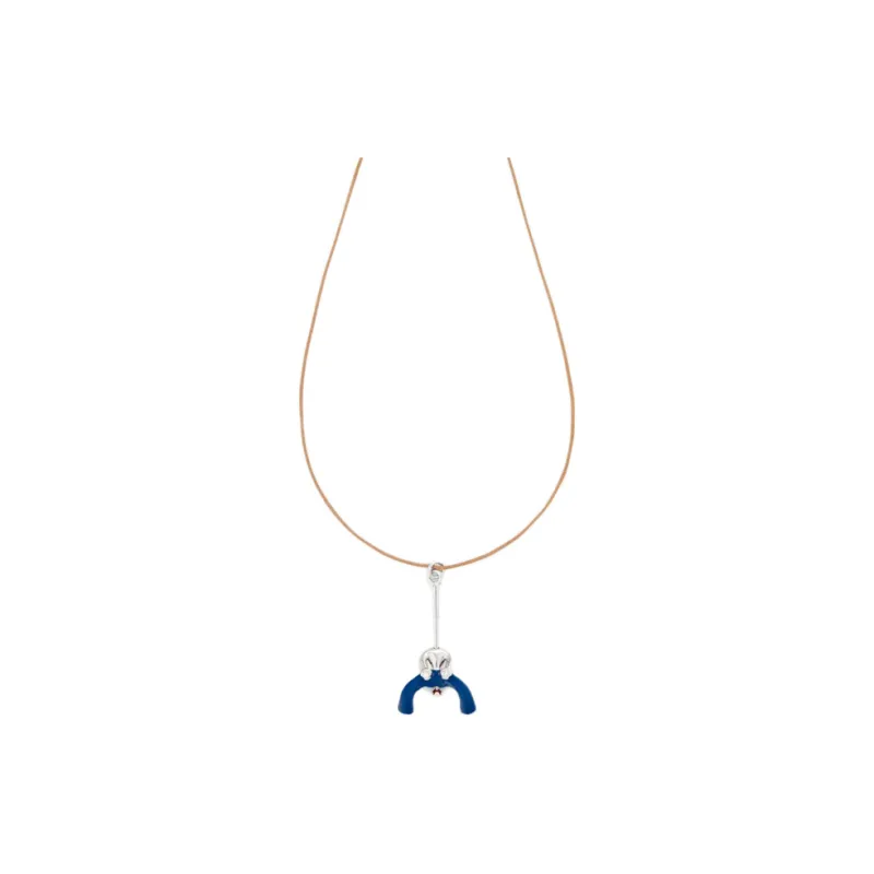 LOEWE Sterling Silver Pendants Women's Blue-0
