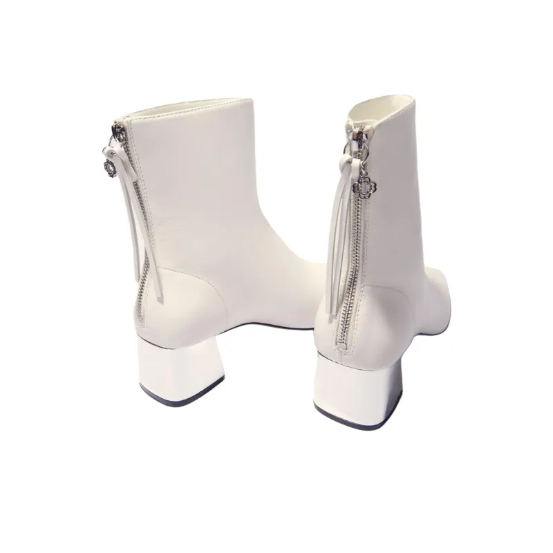 Maje Ankle Boots Women's White-5