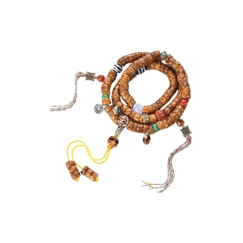 Murmur Star Moon Bodhi Seeds Bead Chain Unisex-0