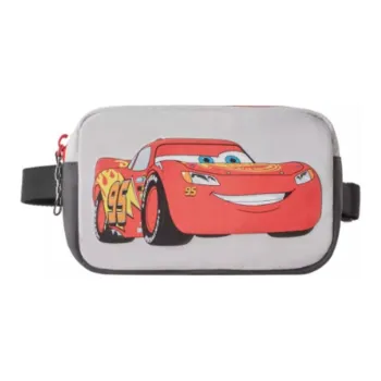ZARA Disney Collaboration Polyamide Fanny Pack Kids' Gray & Red