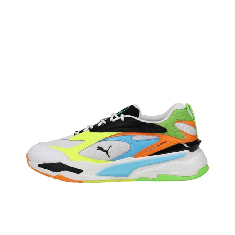 PUMA RS Fast Anti Slip Wear Resistant Low Top Casual Shoes Men's White-0