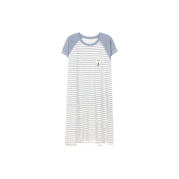 XIAFENYAN Nightgown Women's Light Blue