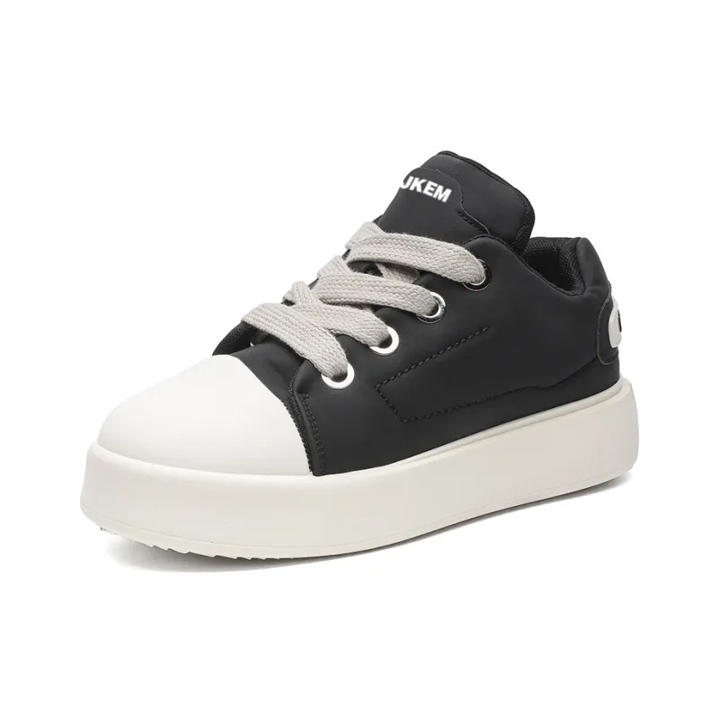 JKEM Slip-Resistant Cushioning Abrasion-Resistant Low-Top Skateboard Shoes Men's-1