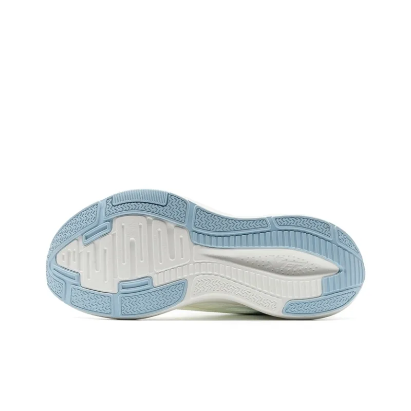 XTEP Durable Breathable Lightweight Low Top Casual Training Running Shoes Men's White Blue-5