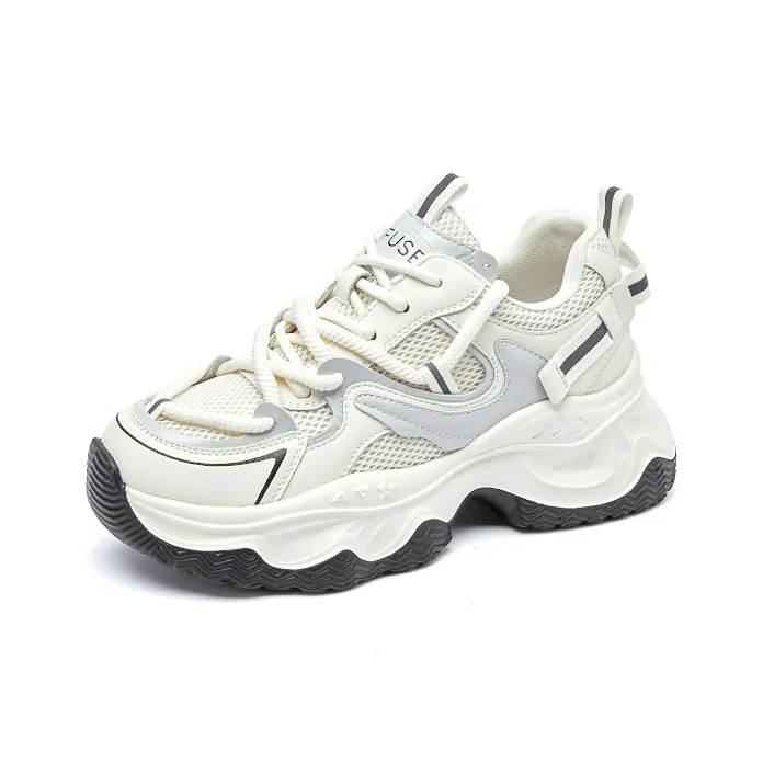 D FUSE SCANDINAVIA Breathable And Lightweight Low Top Chunky Sneakers Women's-6