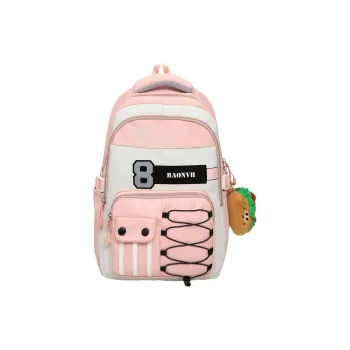 PINK·LAND Nylon Backpack Regular Unisex Multicolor
