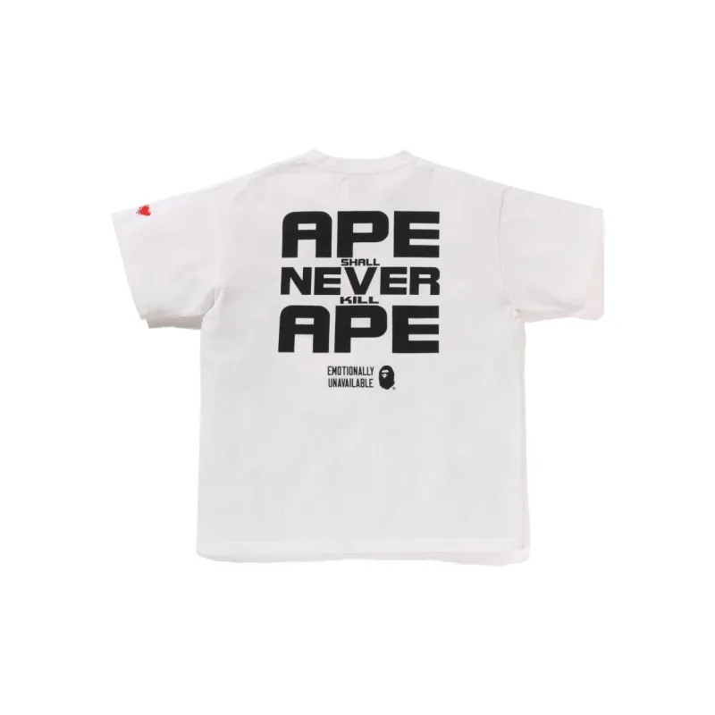 A BATHING APE X Emotionally Unavailable Ape Head Tee-5