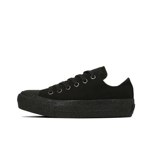 Converse All Star Wear resistant And Lightweight Low Top Canvas Shoes Women's Black