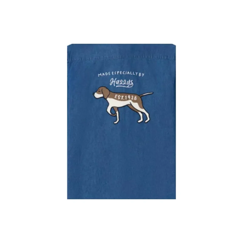 HAZZYS Shirts Men Blue-3