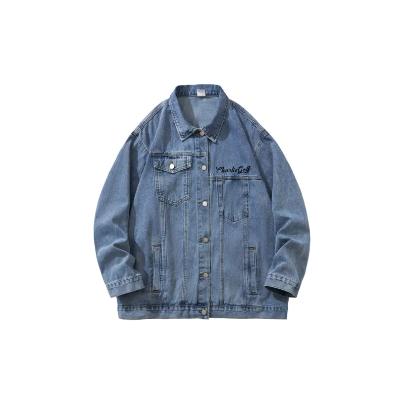 CHARLIE GOLF Denim Jacket Unisex-5