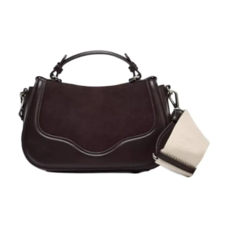 ZARA PU Crossbody Handbags Women's Light Beige-0