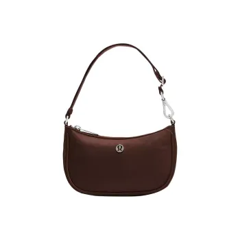 Lululemon Recycled Nylon Shoulder Bag Mini Women's Chocolate