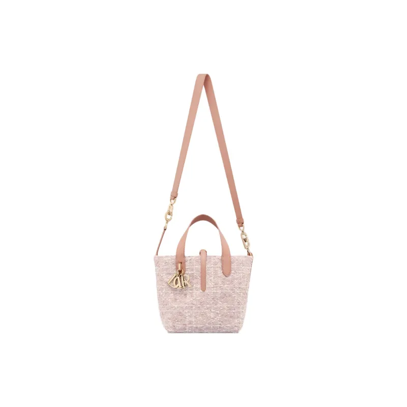 DIOR Toujours Cotton Native Bag, Shoulder Bag, Crossbody Bag, Handbag Small Size Women's Rose Pink-1