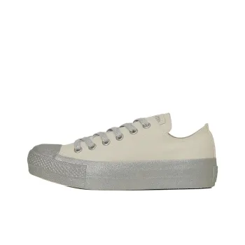 Converse All Star Anti Slip Wear Resistant Low Top Canvas Shoes Women's Beige