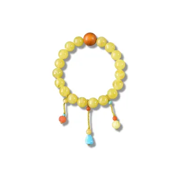 Gu He Amber/Beeswax Bracelets Unisex