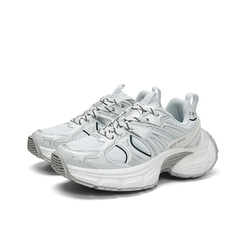 ZOIBBOE Cushioning, Slip Resistant, Abrasion Resistant, Height Increasing Low Top Chunky Sneakers Unisex-2