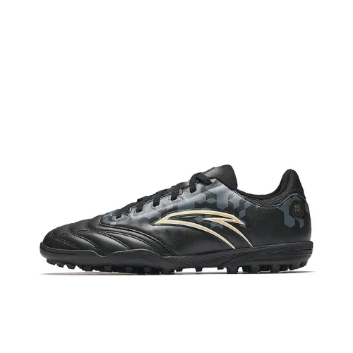 Anta TF Rubber Broken Studs Abrasion-Resistant Slip-Resistant Soccer Shoes Men's Black Gray
