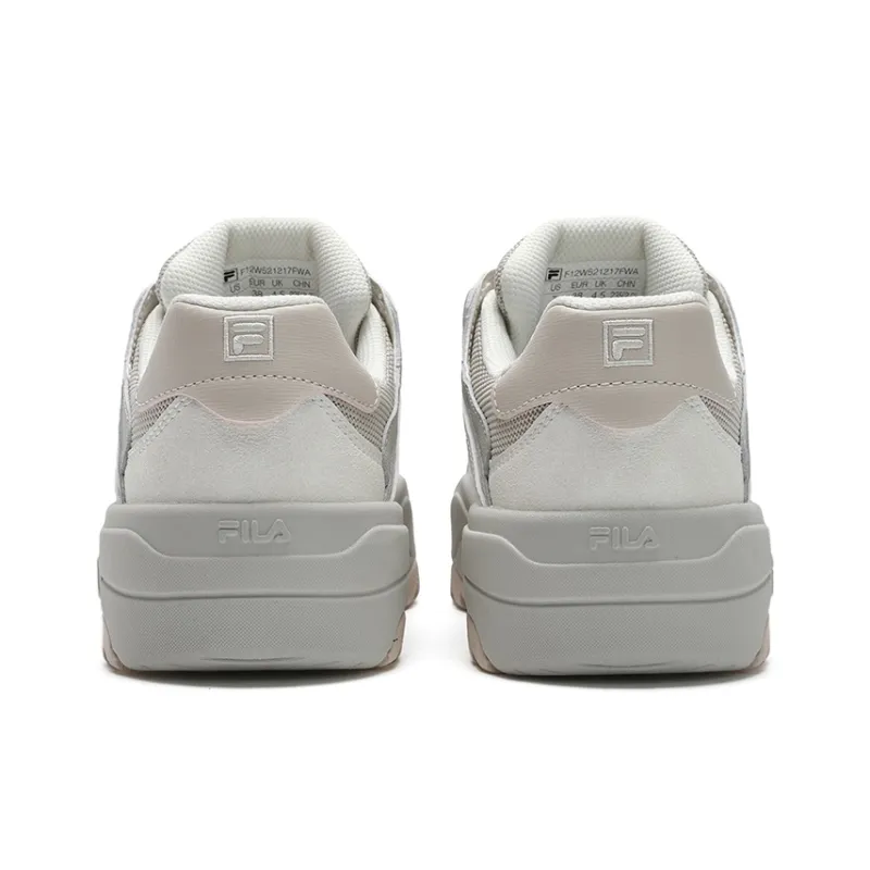 FILA Cushioning Low-Top Skateboard Shoes Women's White Gray-3