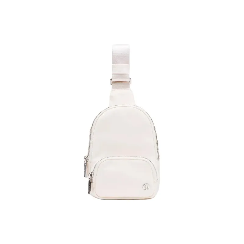 Lululemon Everywhere Recycled Polyester Sling Bag Small Size Women's Light Ivory-0
