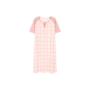XIAFENYAN Nightgown Women's Pink