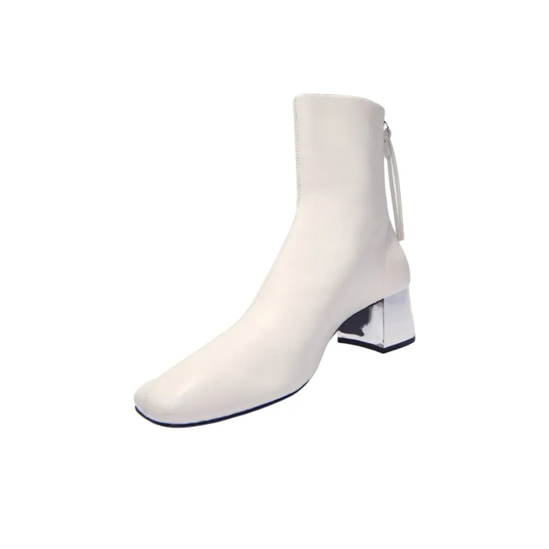 Maje Ankle Boots Women's White-2