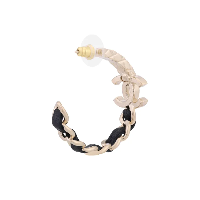 CHANEL Creoles Earrings-2