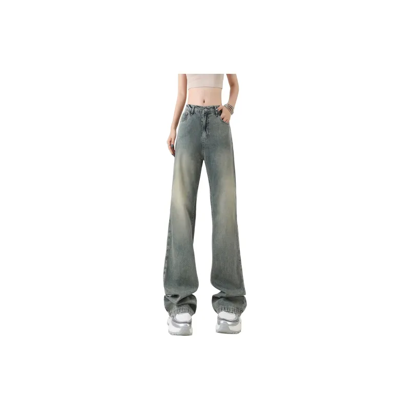HOKLV Jeans Unisex Black-11