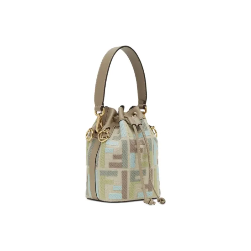 FENDI Canvas One Shoulder Handbags Mini Women's Multicolor-1