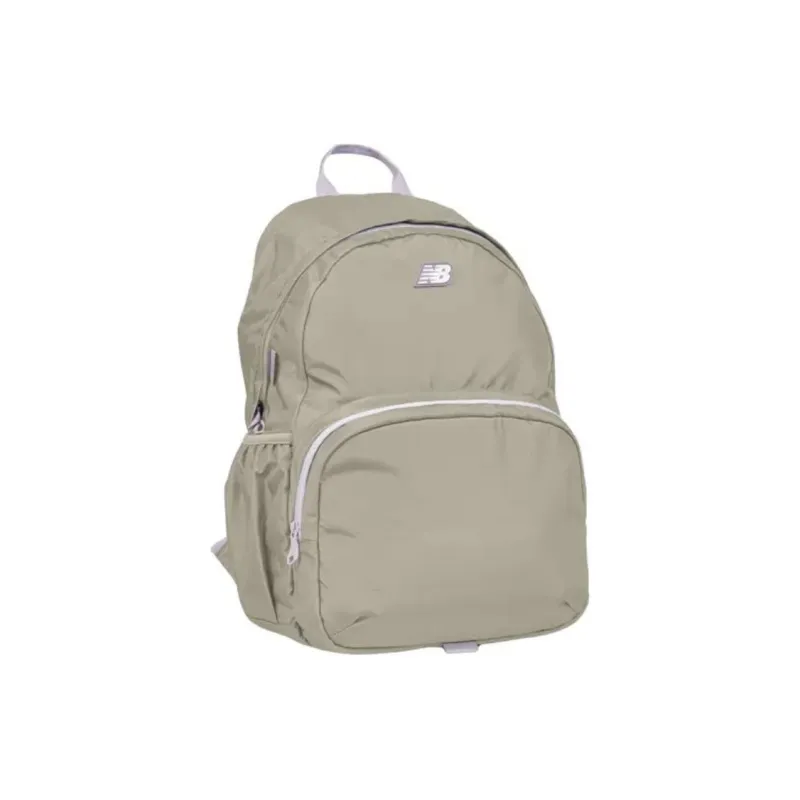 New Balance Polyester Backpack Unisex Gray White-1