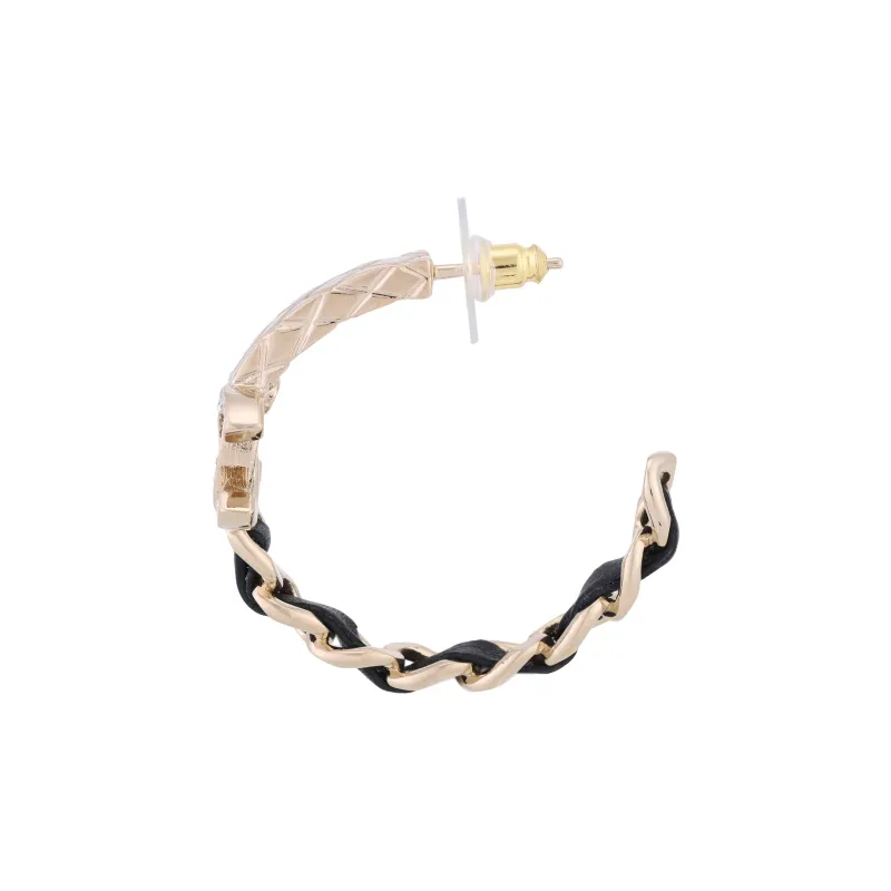 CHANEL Creoles Earrings-4