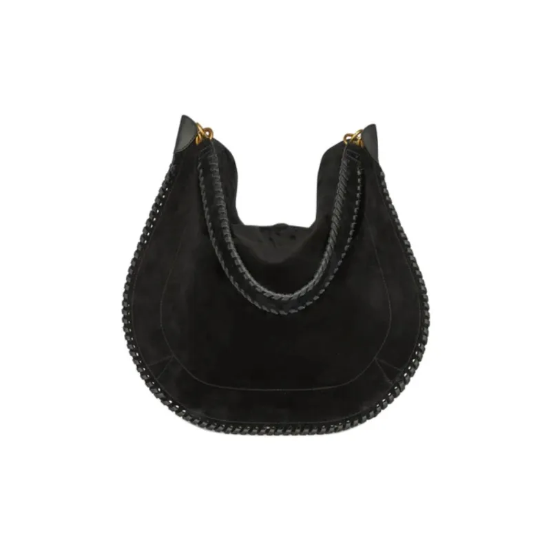 ISABEL MARANT Suede Shoulder Bag Women's Black-2
