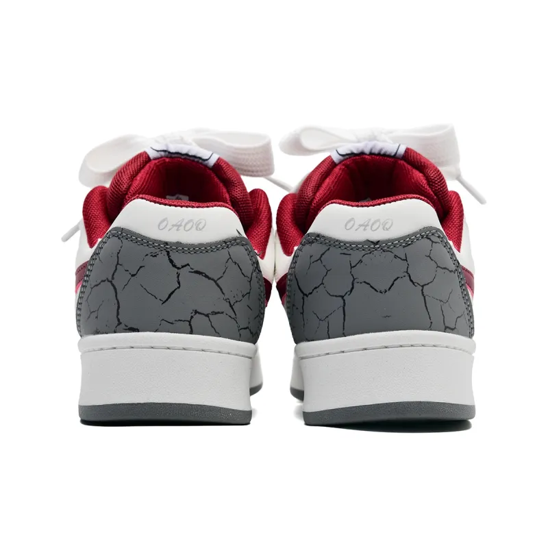 OAOQ Cushioning Height Increasing Abrasion Resistant Lightweight Mat Low Top Casual Shoes Unisex-126