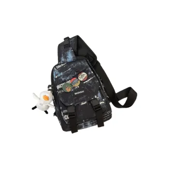 Omanfei Nylon Sling Bag Regular Unisex Multicolor