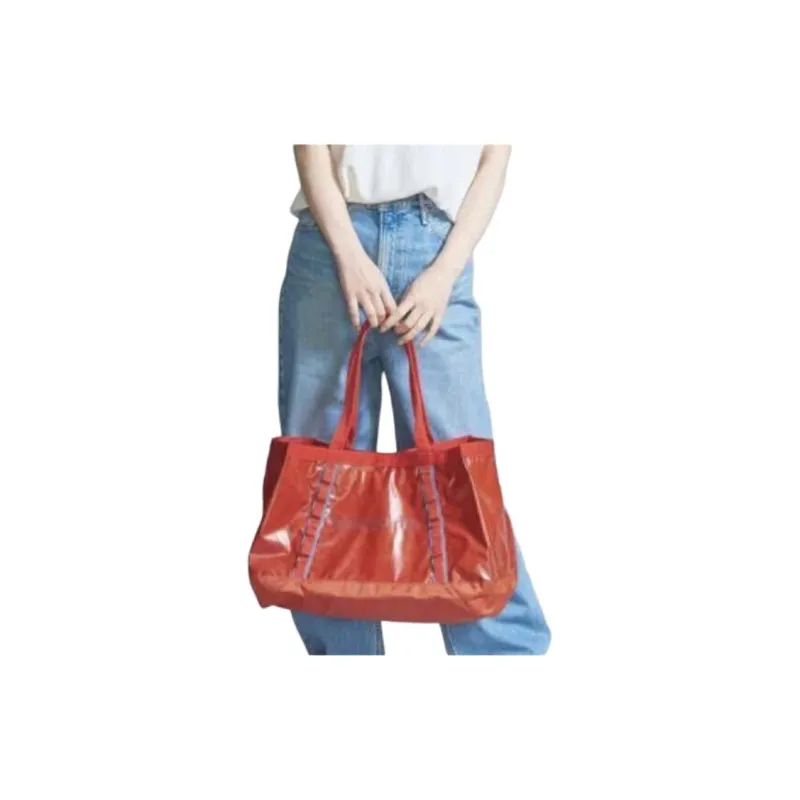 Patagonia Recycled Polyester Tote Bag Shopping Bag Shoulder Bag Handbag Regular Unisex Multi-Pepper Red-3