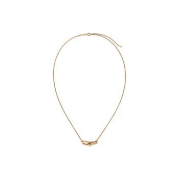 TIFFANY & CO. 18K Gold Necklaces Unisex Gold