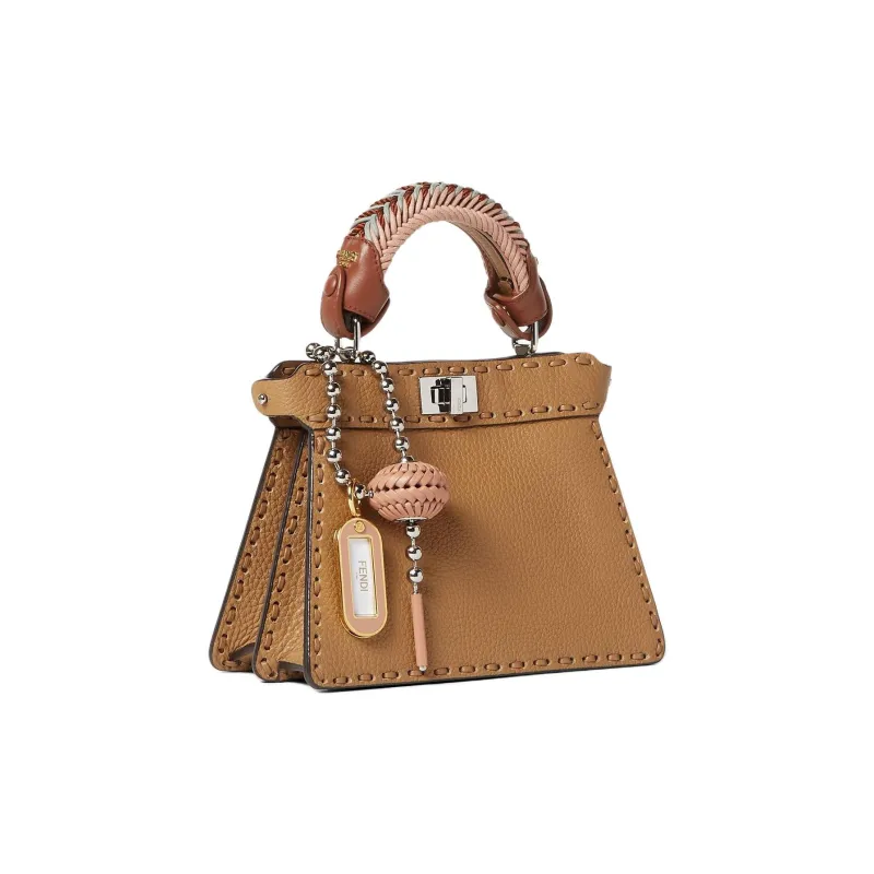 FENDI Calfskin Bag Charm Bag Merch Women's Pink-2